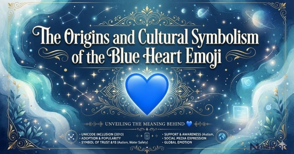 The Origins and Cultural Symbolism of the Blue Heart Emoji
